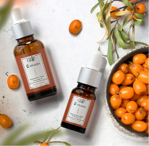 100% Plantenextracten vol met Omega-7 hydrateren, herstellen de glans en herstellen de balans van gedehydrateerde huid.